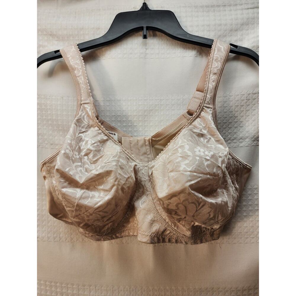 Playtex Women's Bra Playtex Plus Plus 18 Hours, Wireless, No Support, Nude, 38C
